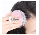 Escova Massageadora Capilar de Silicone para Banho e Cuidados com o Couro Cabeludo